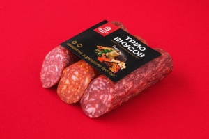 Набор сырокопченых колбас "Трио Вкусов" 1 сорт 350 гр  АМ  шт